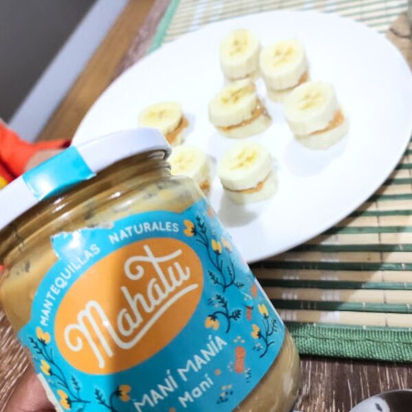 Mani Mania, crema de frutos secos con plátano